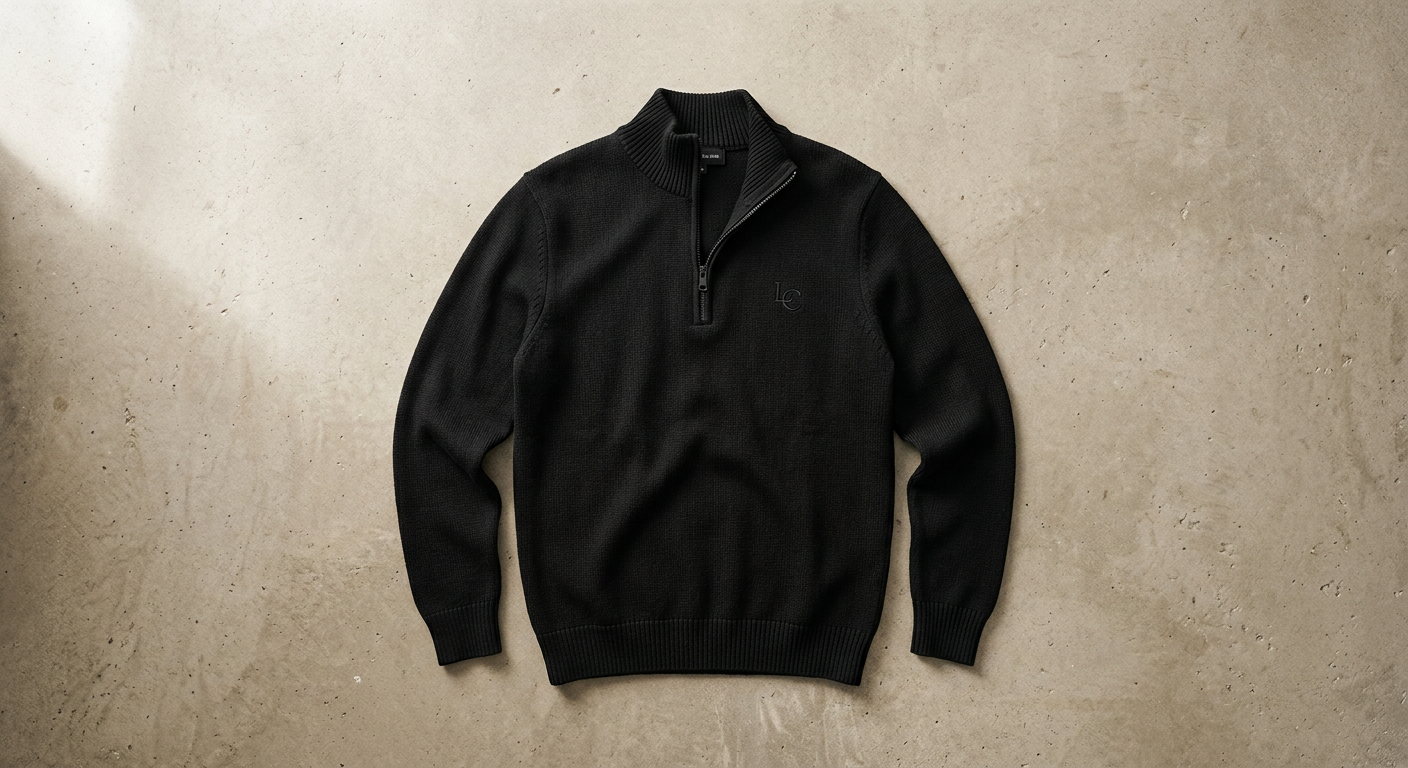 Knit Zip Mock