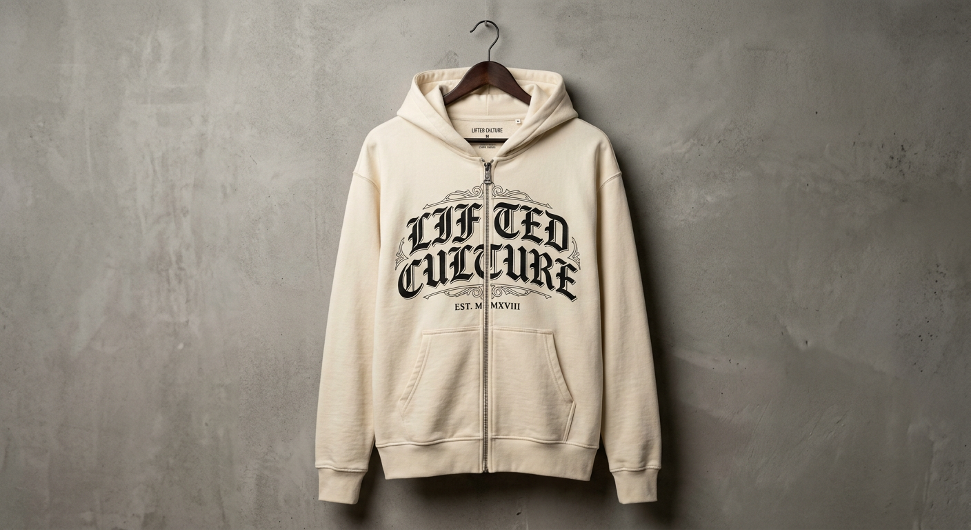 Hoodie Zip Cream
