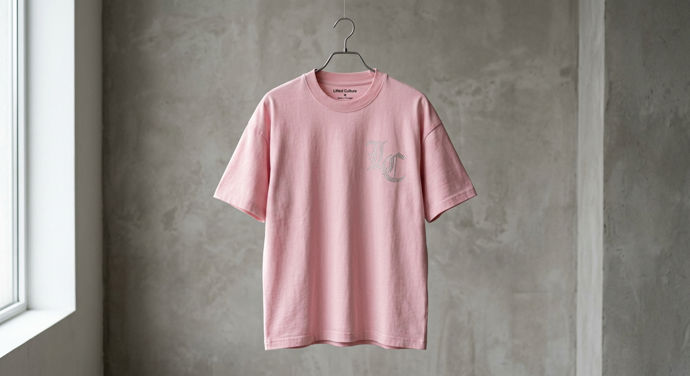 Tee Rhinestone Pink