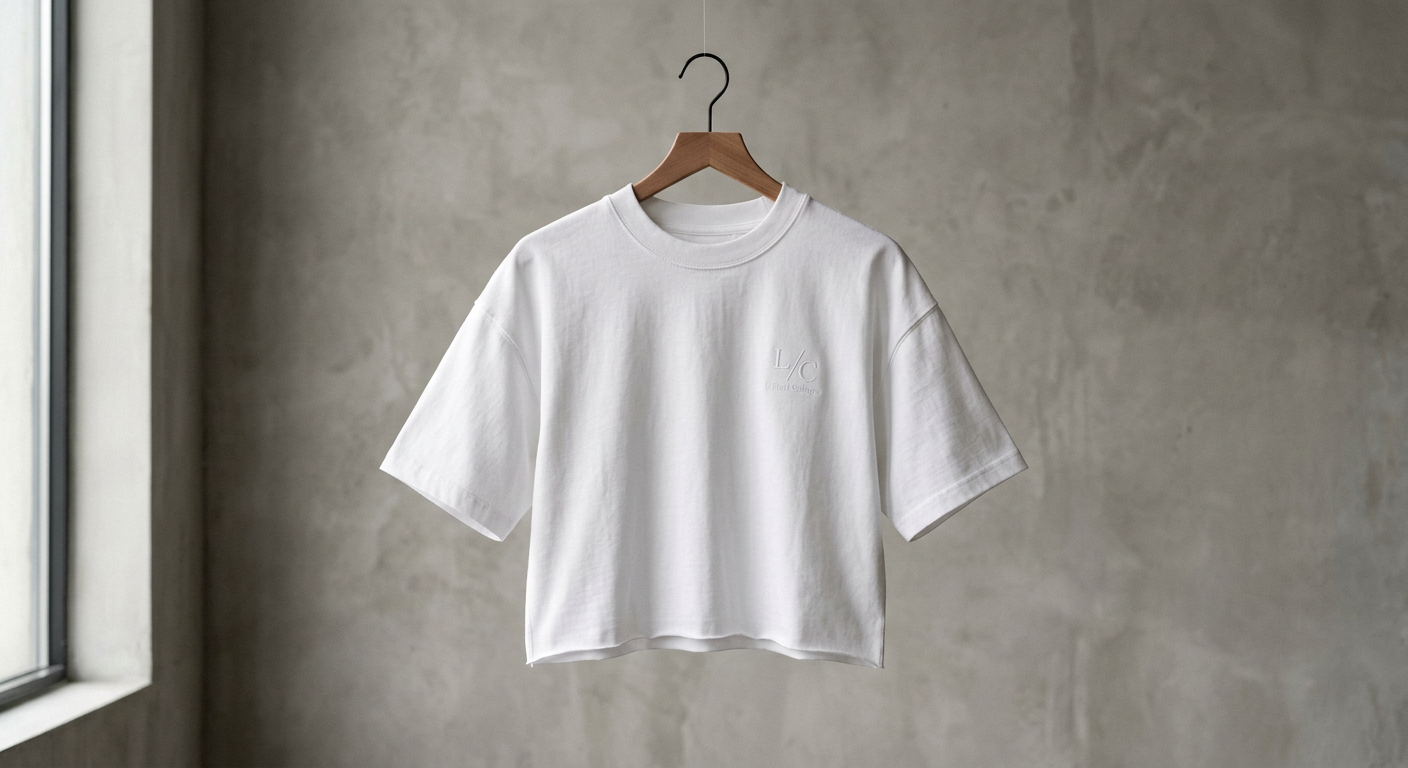 Tee Crop Women White