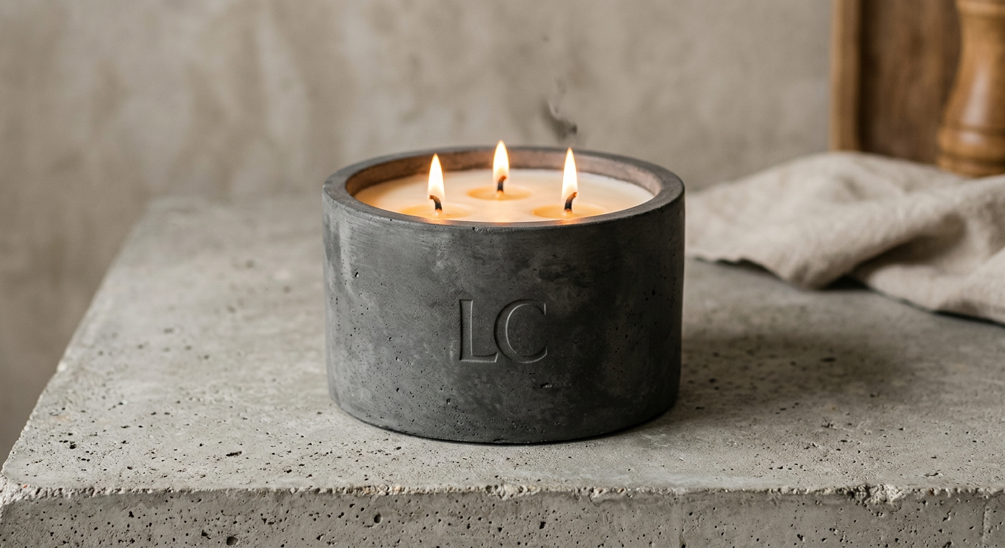 Candle Large Three Wick