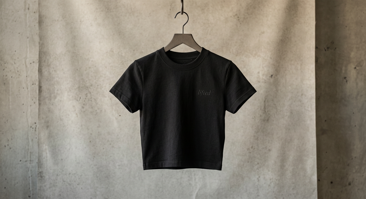 Tee Crop Women Black