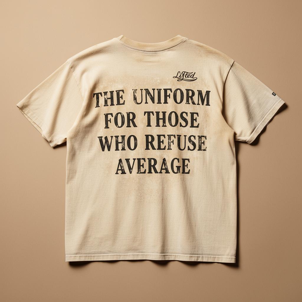 Refuse Average Tee in Vintage Cream