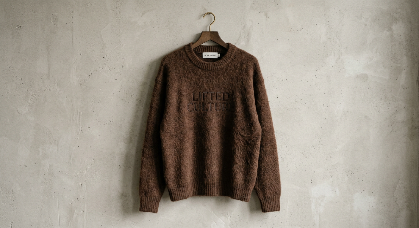 Knit Mohair Brown