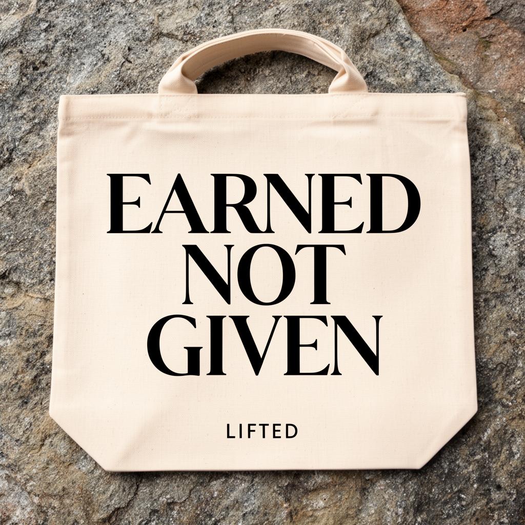 Earned Not Given Tote