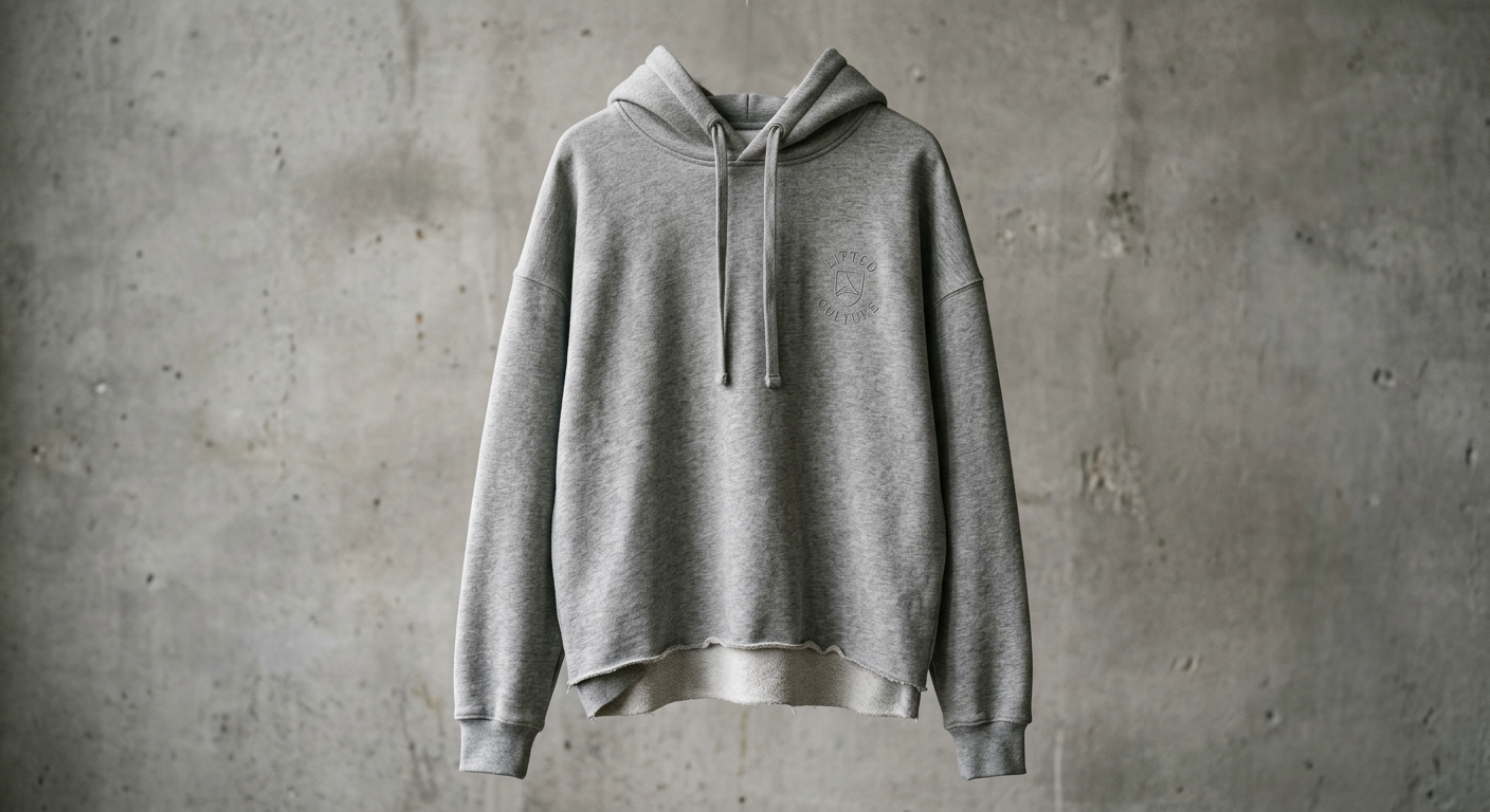 Hoodie Grey Marl
