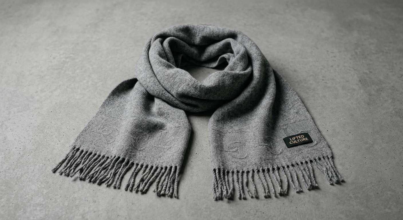Scarf Wool Grey